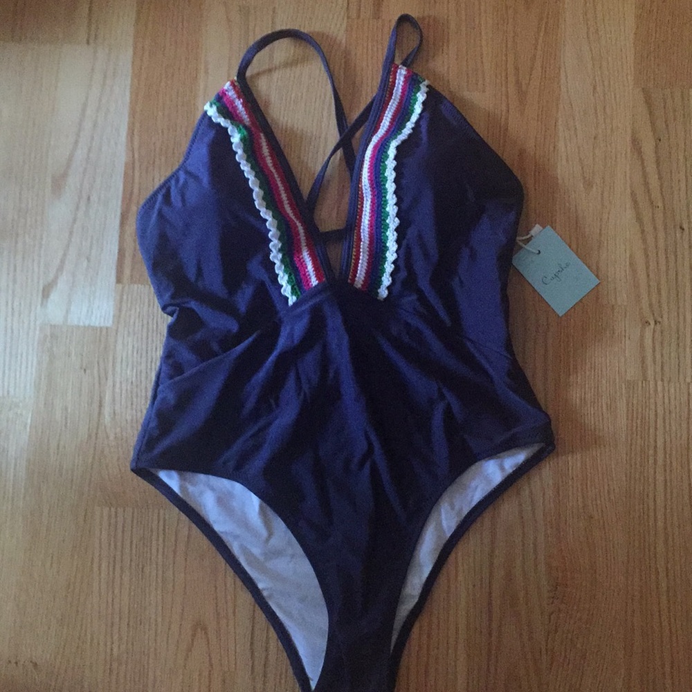 Cupshe Crochet Bathing Suit